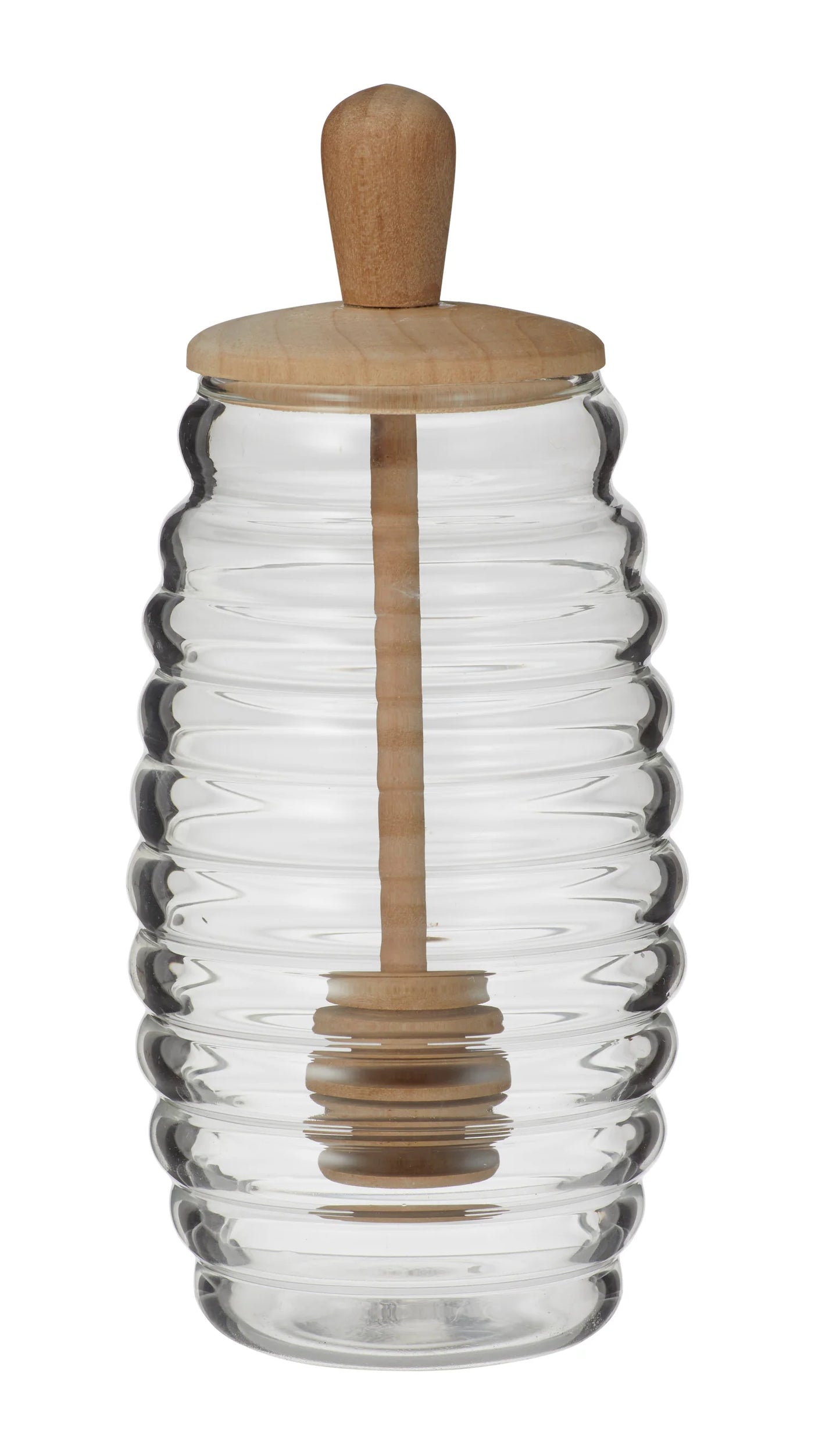 Honey Pot & Dipper Clear & Natura