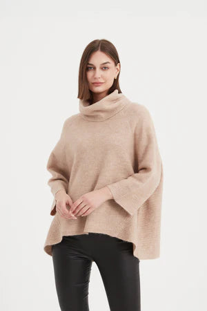Half Sleeve Pullover - Beige