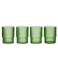 Cortes Set of 4 Green Glass Tumblers