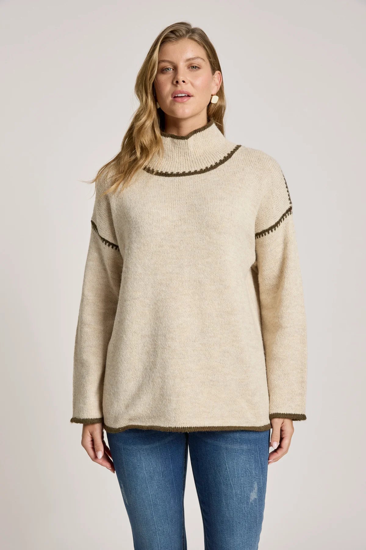 Orin Jumper - Dune/Olive