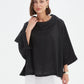 Funnel Neck Boxy Top - Black