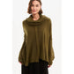 Boxy Rib Sleeve Knit - Khaki