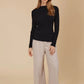 Juno Knit Top - Onyx