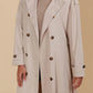 Freya Trench Coat - Canvas