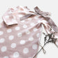 Girls Mary Dress - Pink & White Spot