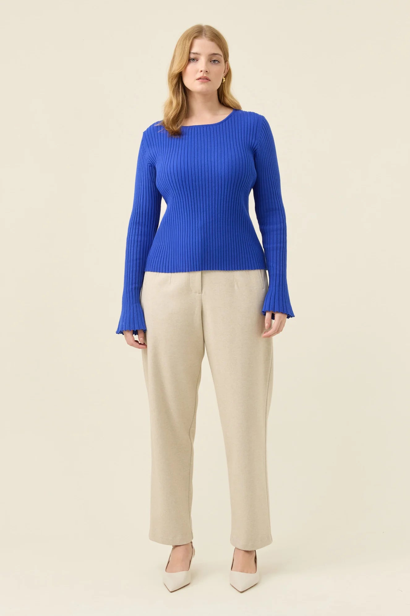 Darby Knit Top Cobalt