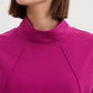 SEAM DETAIL SWEAT FUSCHIA