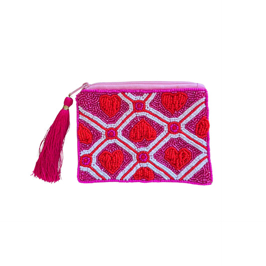 Diamond Beaded Pouch / Purse