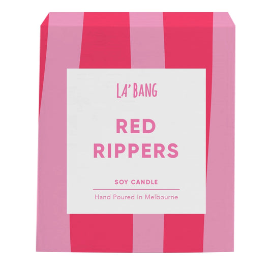 Wooden Wick Candle - Redskin Lollies