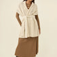 Luna Relaxed Knit Vest - Ivory