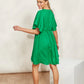 Halcyon Tie Dress Emerald