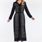 Lorena Print Dress - Black