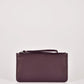 MERCER-SOFT LEATHER PURSE - AUBERGINE