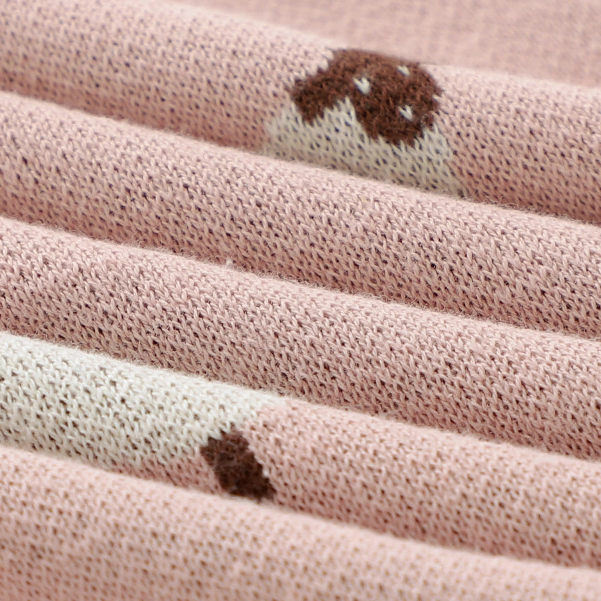 100% Cotton Baby Blanket - Sheep Pink