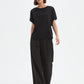 Bubble Sleeve Tee - Black