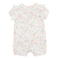 BONNIE ORGANIC PRINT SS ZIP ROMPER