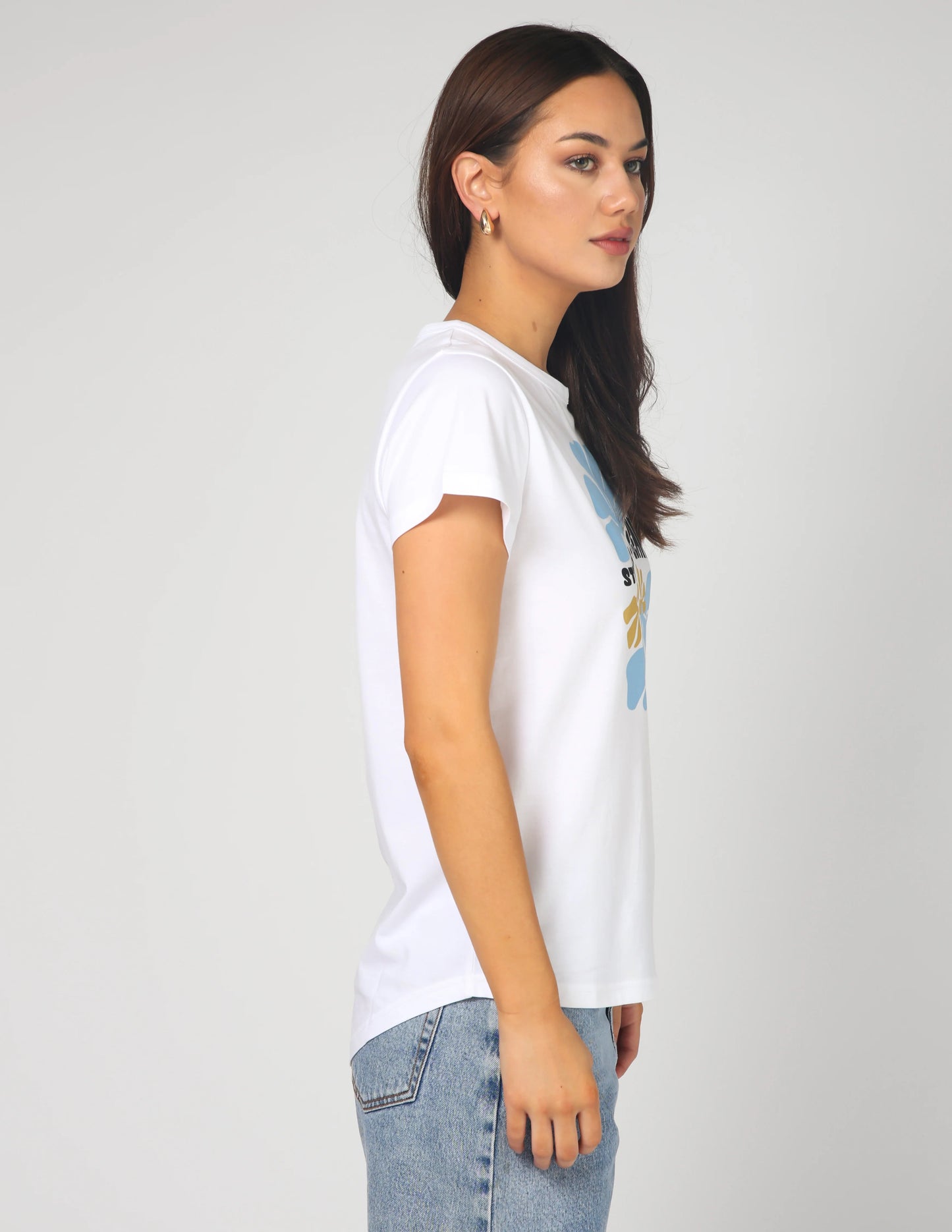 T-Shirt - White Just Keep Growing
