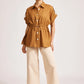 Miramar Tie Shirt Camel (One Size)
