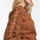 Giselle Chantilly Shirt - Brandy