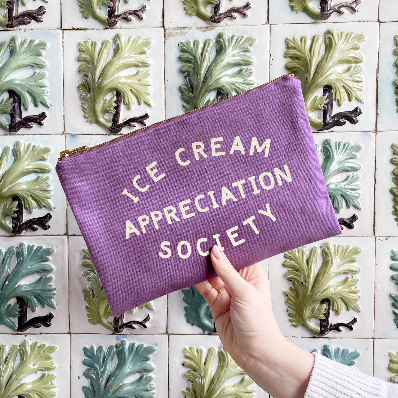 Ice Cream Appreciation Society - Lavender Pouch