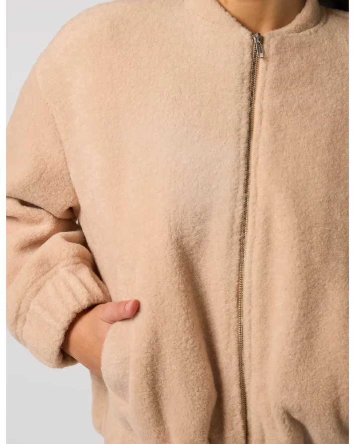 BOMBER JACKET BUTTERCREAM