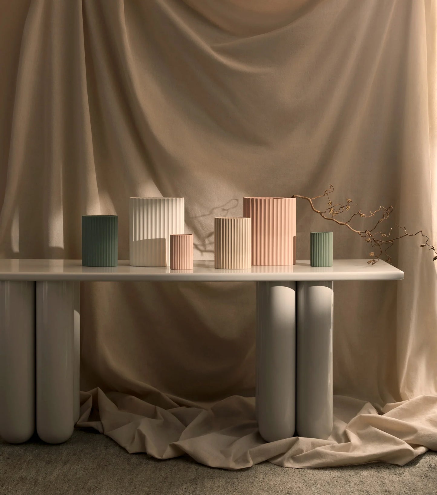 MF Ripple Vase Lilac Medium
