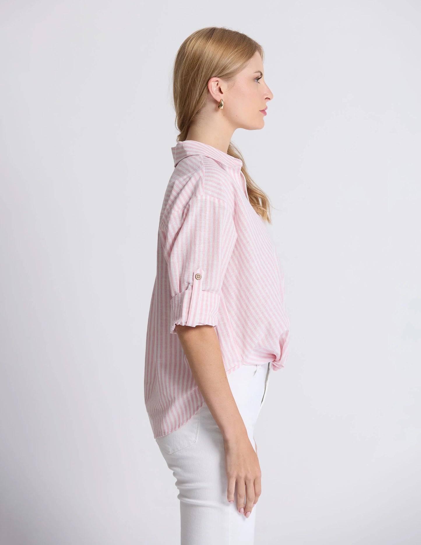 On Repeat Blouse Rose Stripe