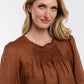 Ariel Long Sleeve Top - Brandy