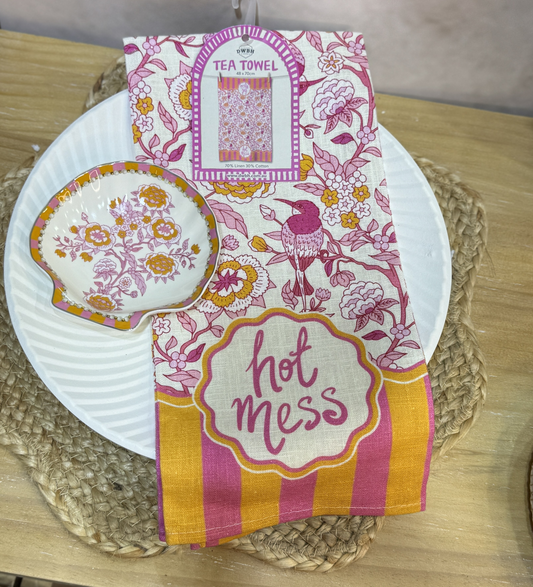Hot Mess Tea Towel