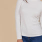 Naria Roll Neck Top - Ivory