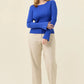 Darby Knit Top Cobalt