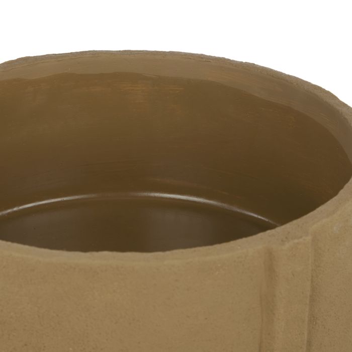 Rogue Danvers Seam Pot Wide Brown 30x30x11cm