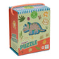 Floss & Rock 12pc Shaped Jigsaw Puzzle - Dinosaur