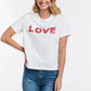 Love Red Sparkle Tee