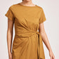 Francia Tie Dress - Caramel