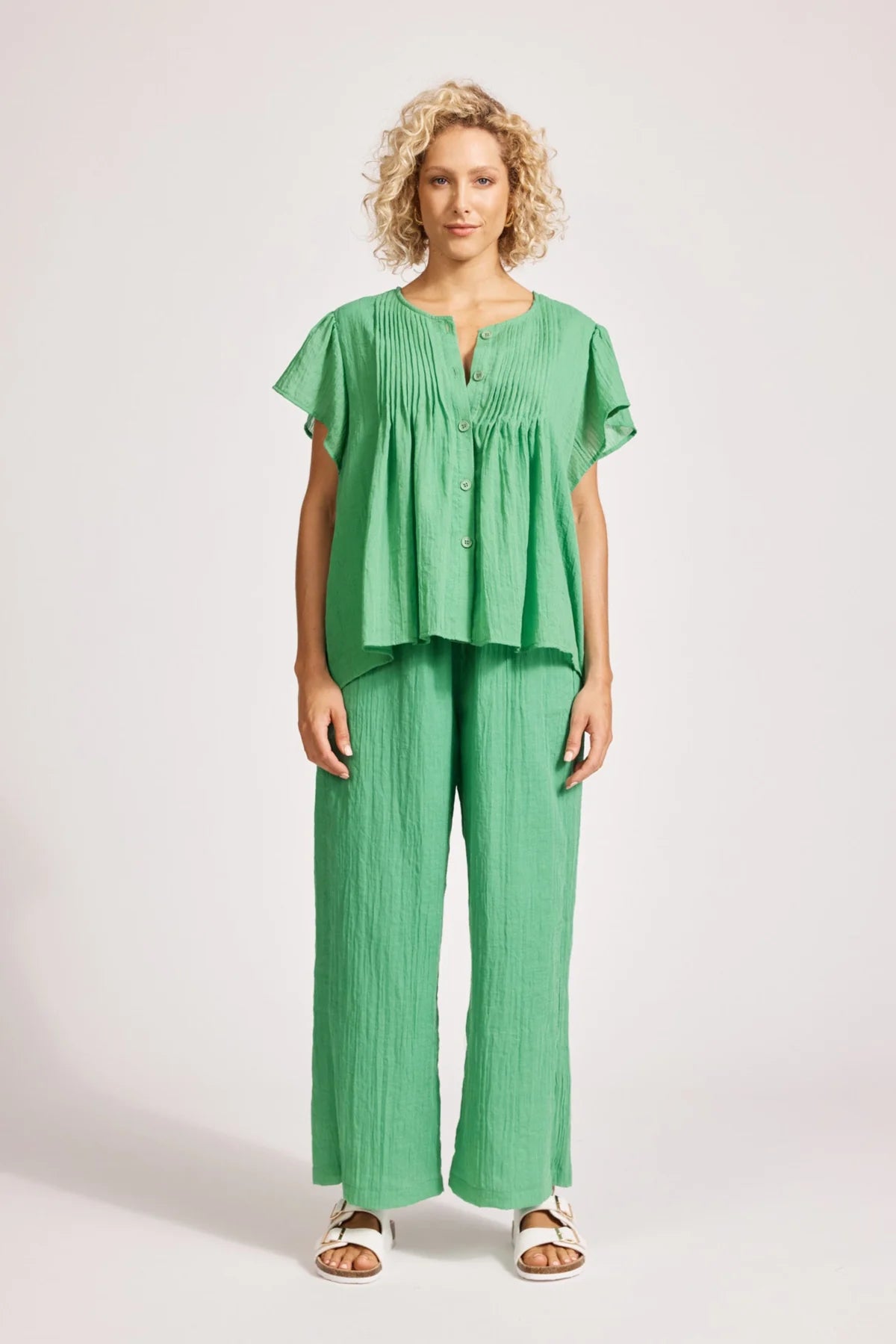 Orsula Crop Pant Jade