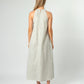 Nyla Dress Khaki Stripe