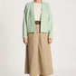 Samira Crop Cardigan - Sage