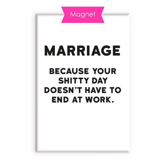 Marriage Fridge Magnet
