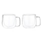 Double Wall Glasses with Handle 300ml 2pcs Set