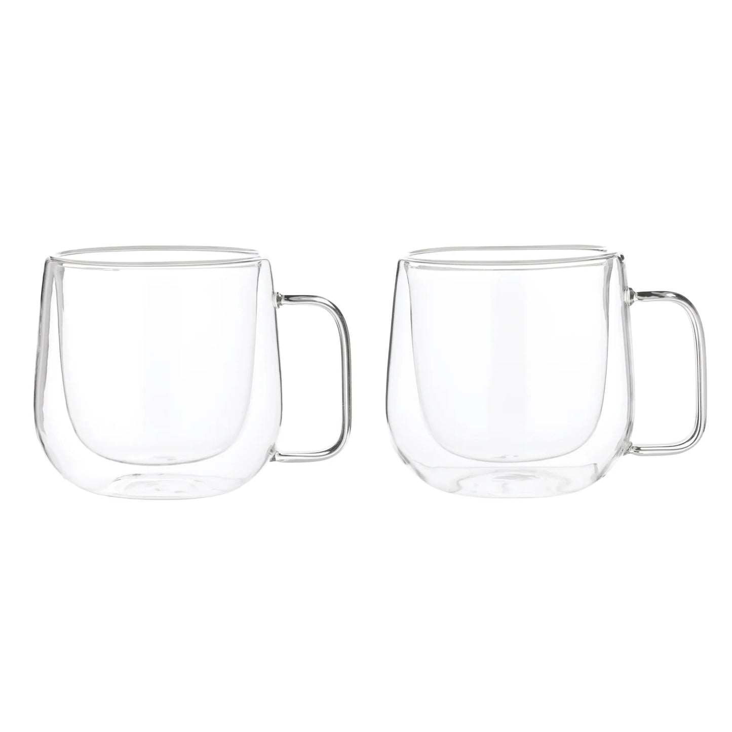Double Wall Glasses with Handle 300ml 2pcs Set