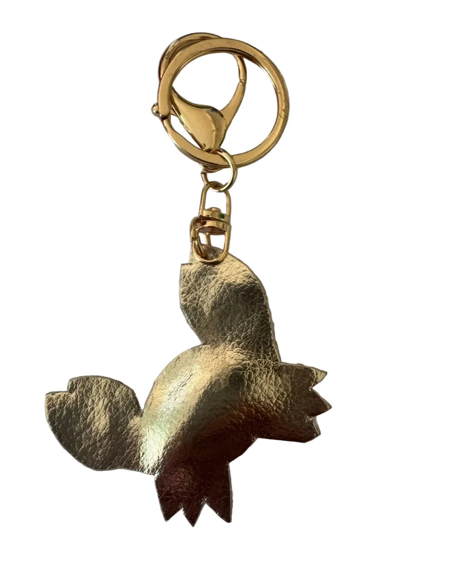 Pinchy Crab Beaded Keyring