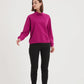 SEAM DETAIL SWEAT FUSCHIA