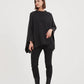 V Detail Oversized Knit Charcoal (One Size)