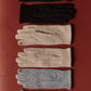 Berber Rib Glove  Black