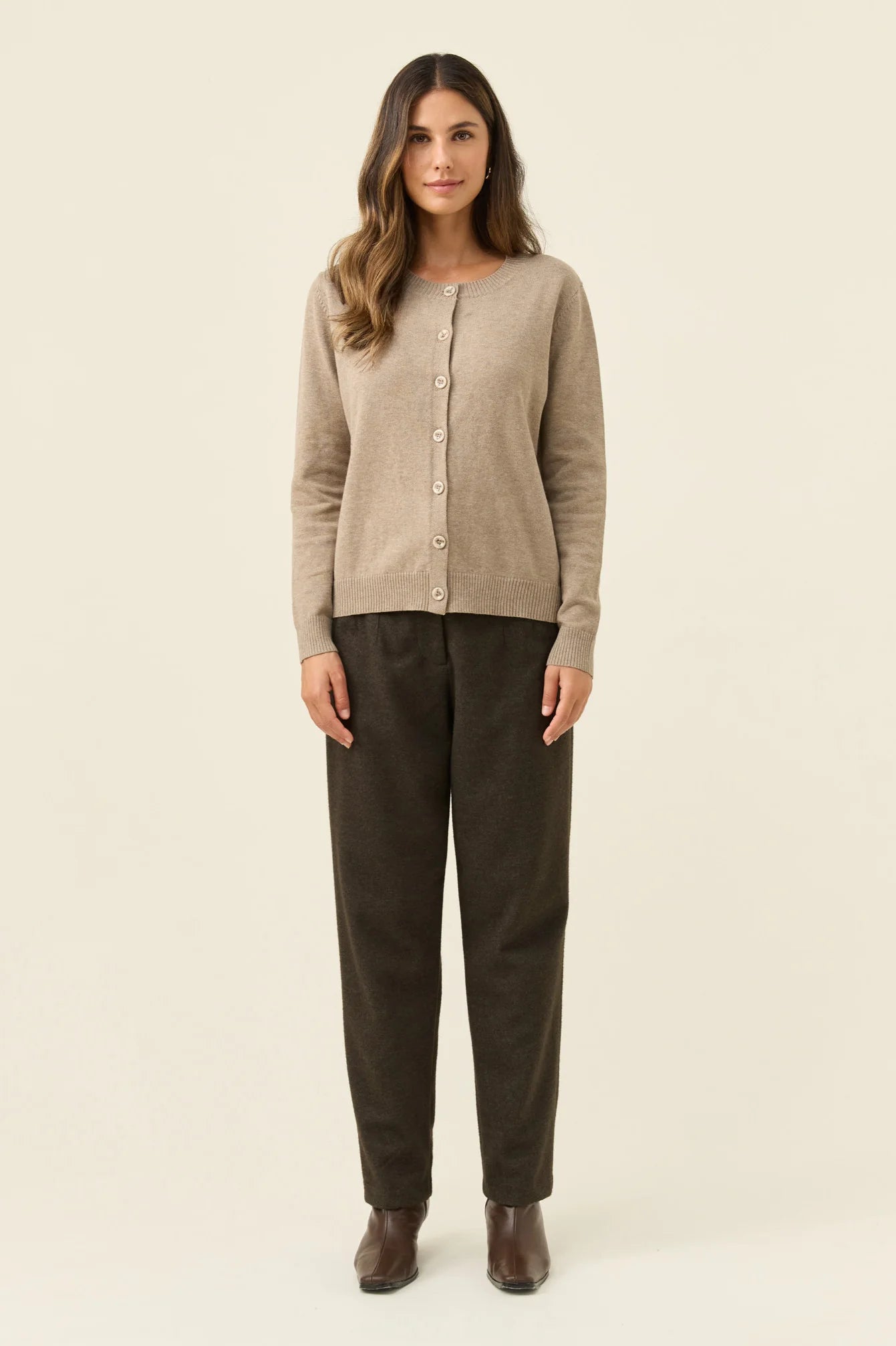 Darby Cardigan Stone