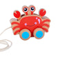 Wooden Pullalong Crab
