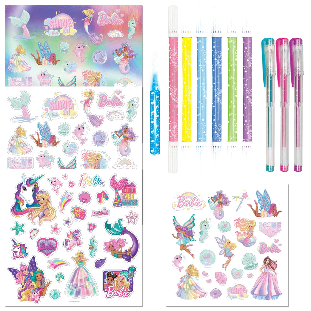 Super Kaleidoscope Barbie Coloring & Activity Kit