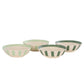 Saltara Bamboo Fibre Bowls 4pcs Set Dark Green & Mint Green