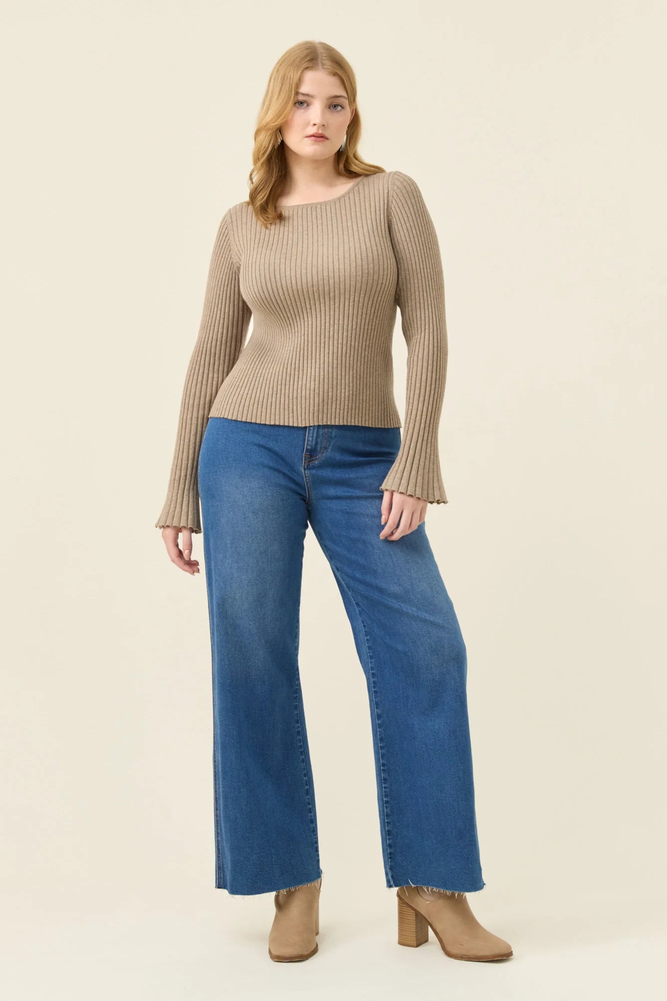 Darby Knit Top Stone